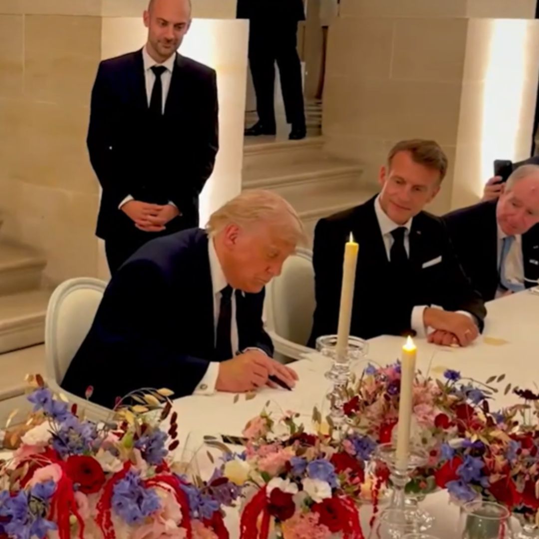 Trump Firma Memorando con Irán Durante Cena en Versalles